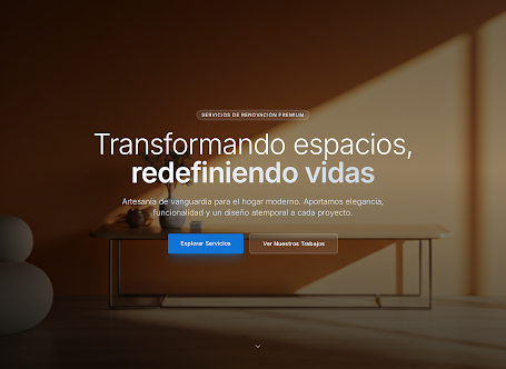 Desarrollo web en burgos imagen de web de reformas